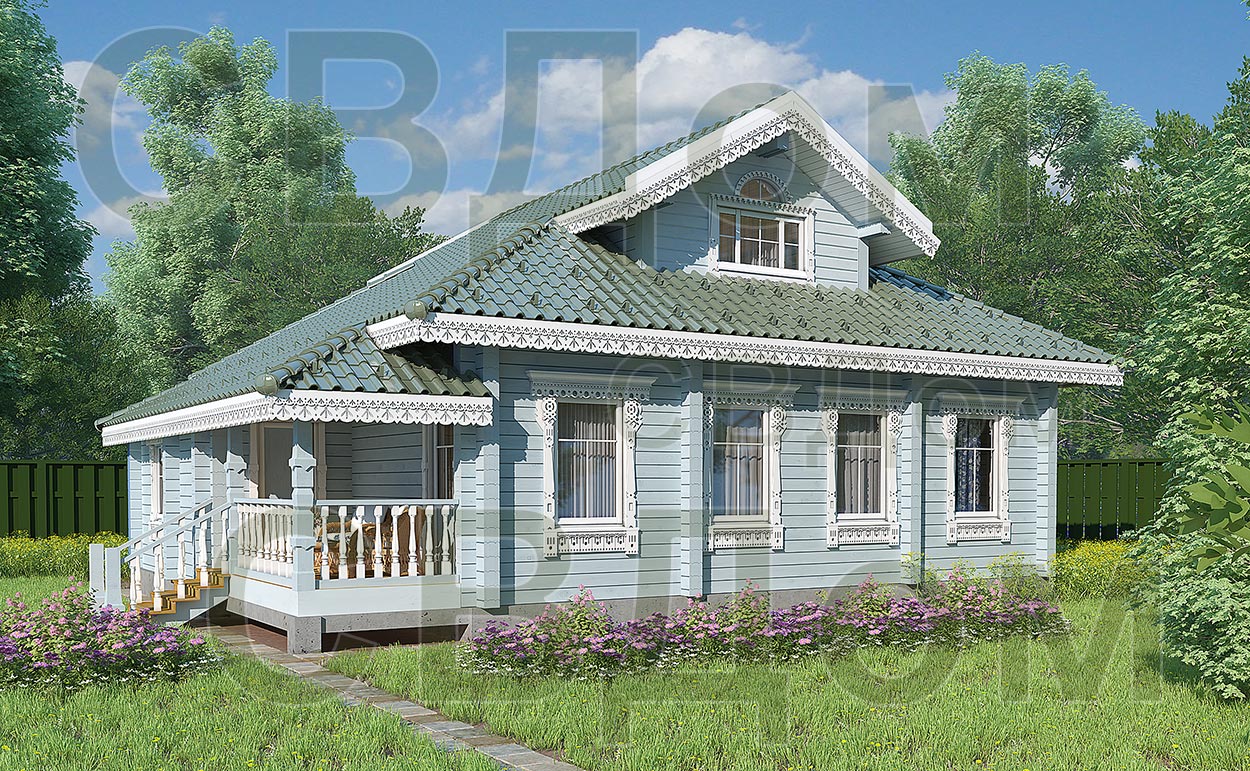 Стиль деревянного домостроения Русский